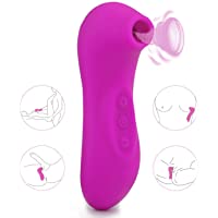  - Succionador de Clítoris- FIDECH Masajeador con 10 Modos de Intensidad para Mujeres-Estimulador- 100% Impermeable- USB Recargable- Juguete de Adultos para Parejas o Solos